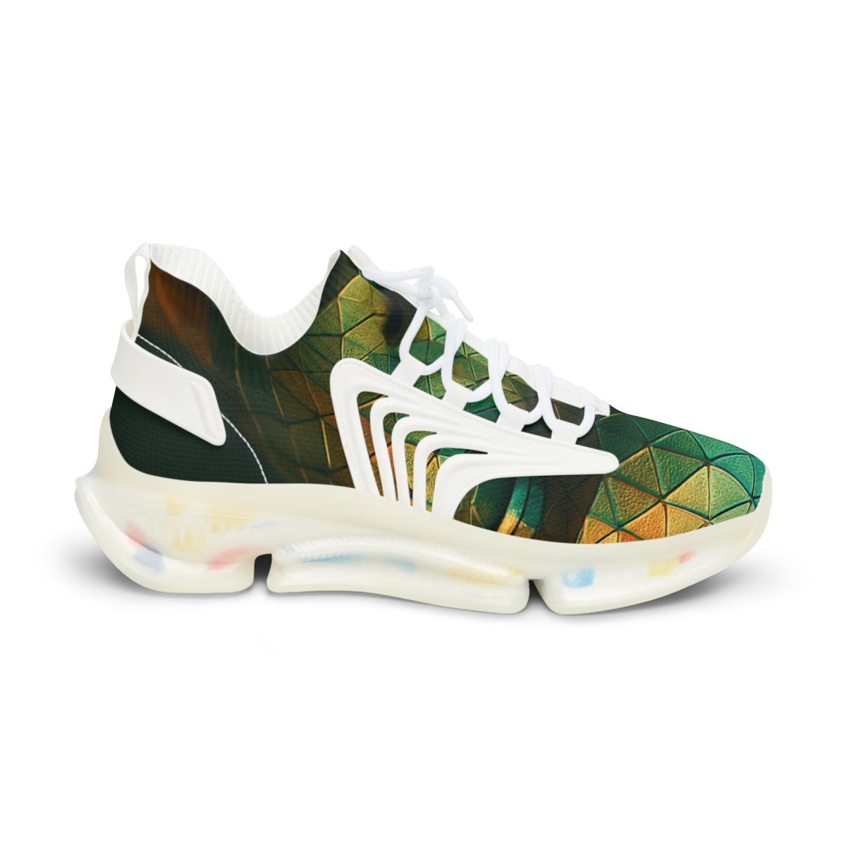 Chameleon Phase Shift Mosaic comfortable running sneakers