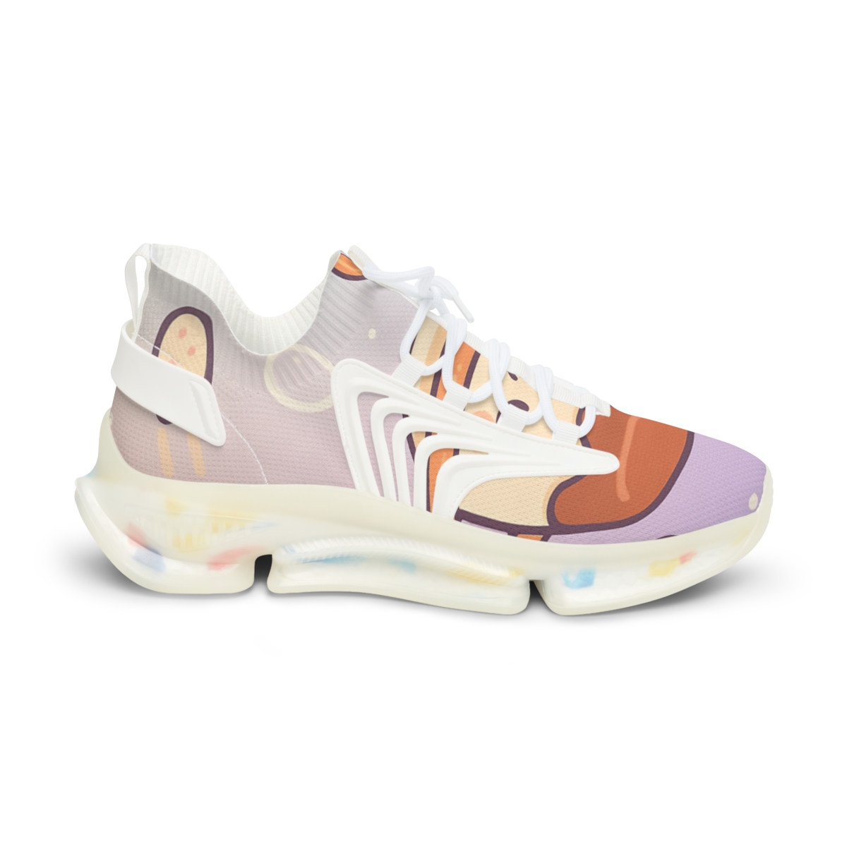 Pastel Planet Pudding Pals comfortable running sneakers