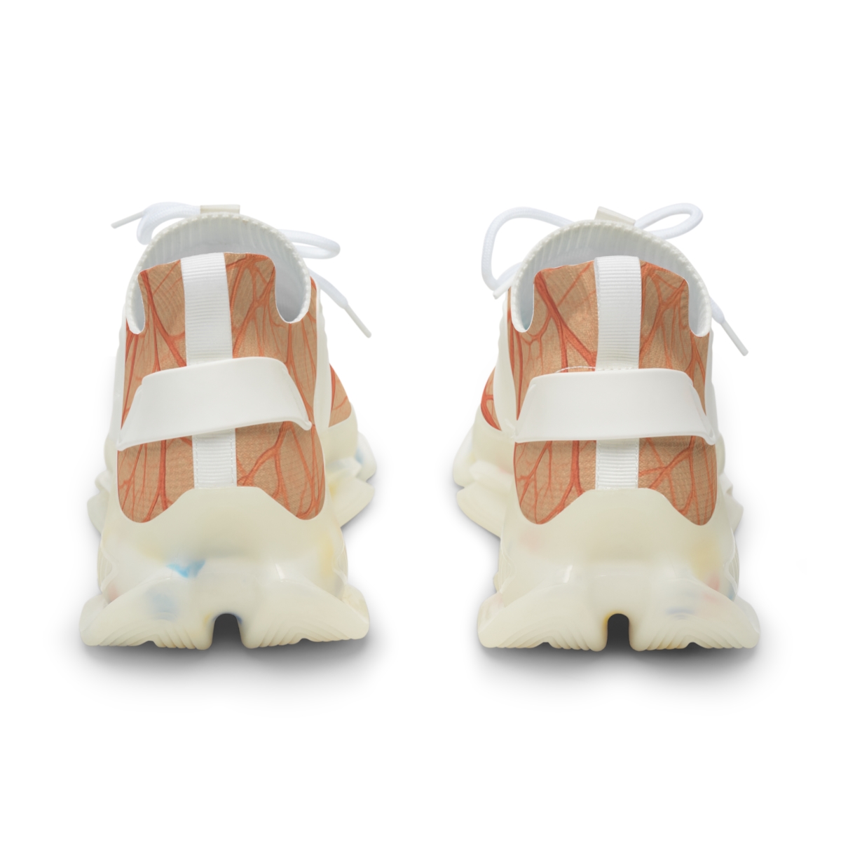 Coral Lattice Walk Sneakers