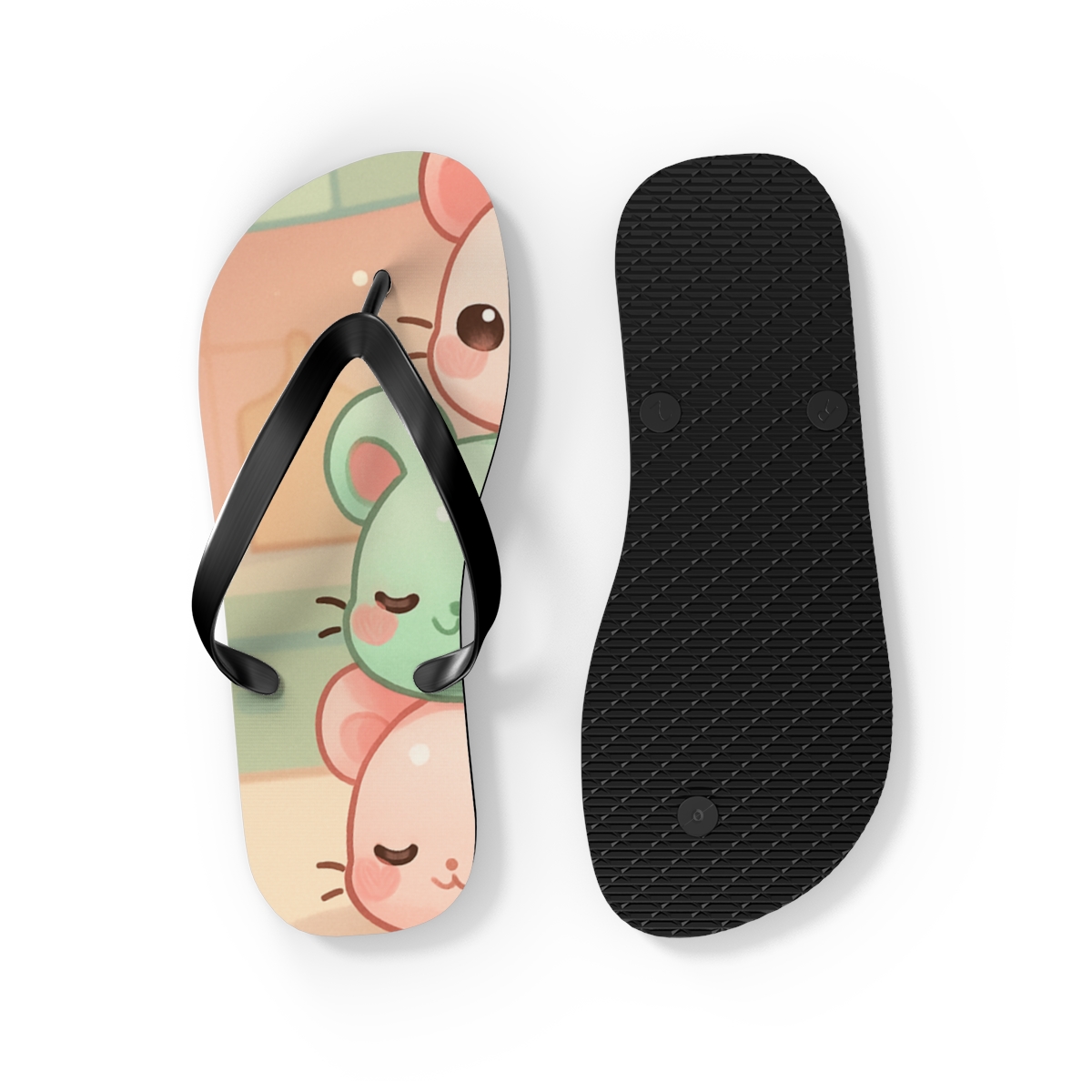 Pastel Pals Stroll Flip Flops