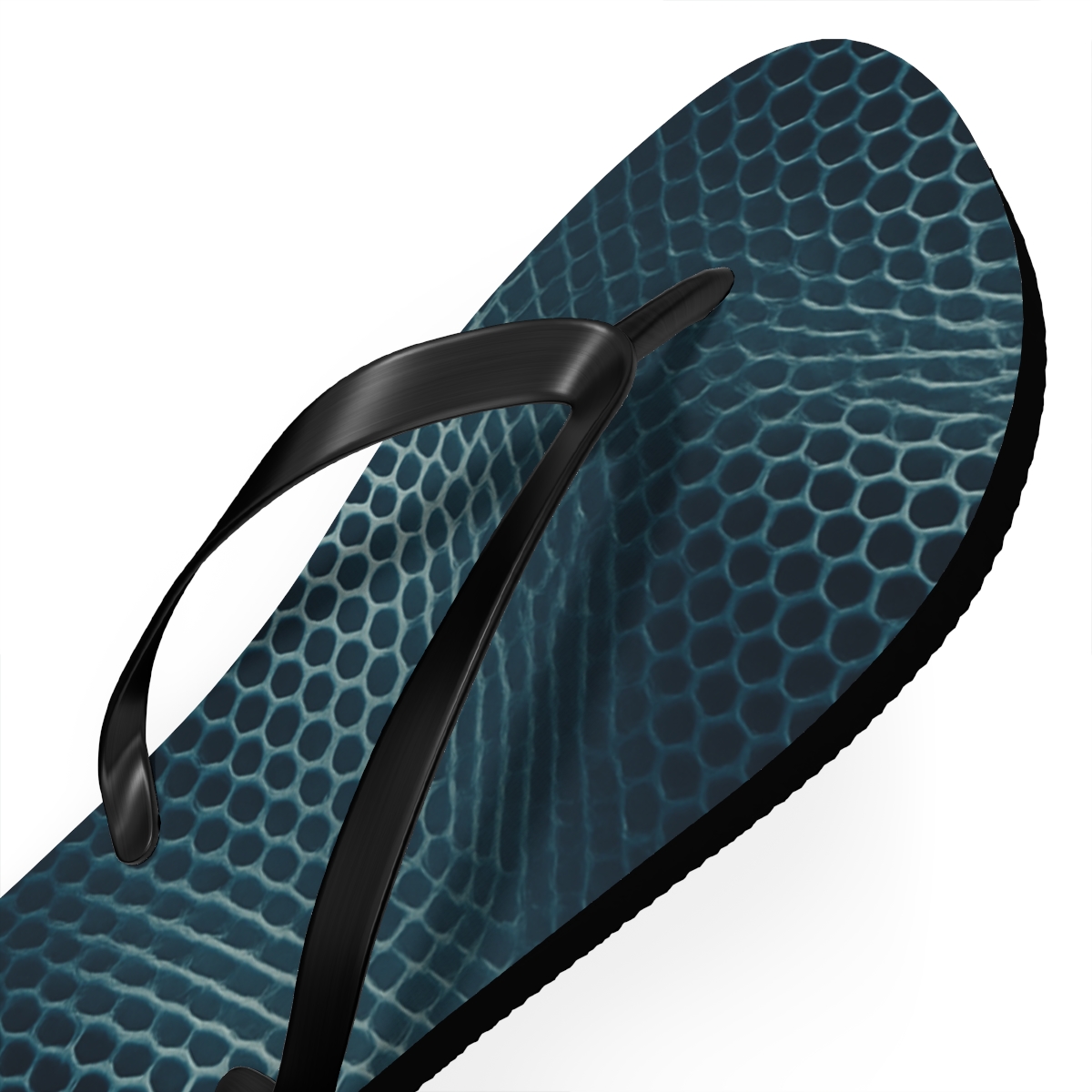 Ocean Wave Mosaic Flip Flops