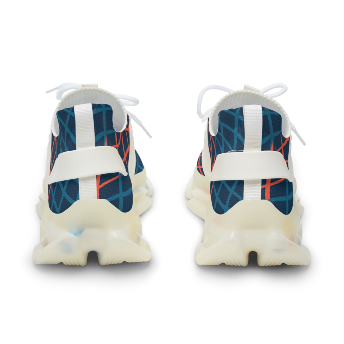 Moire Lattice Pulse Weave custom sneakers