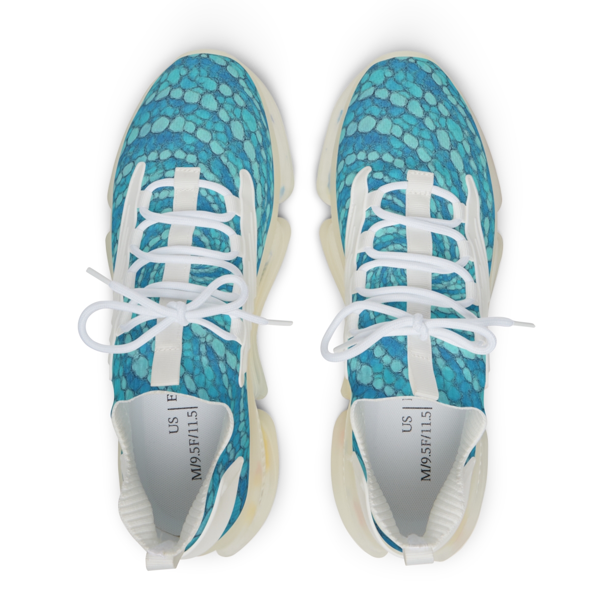 Vortex Pebble Lattice personalized athletic sneakers