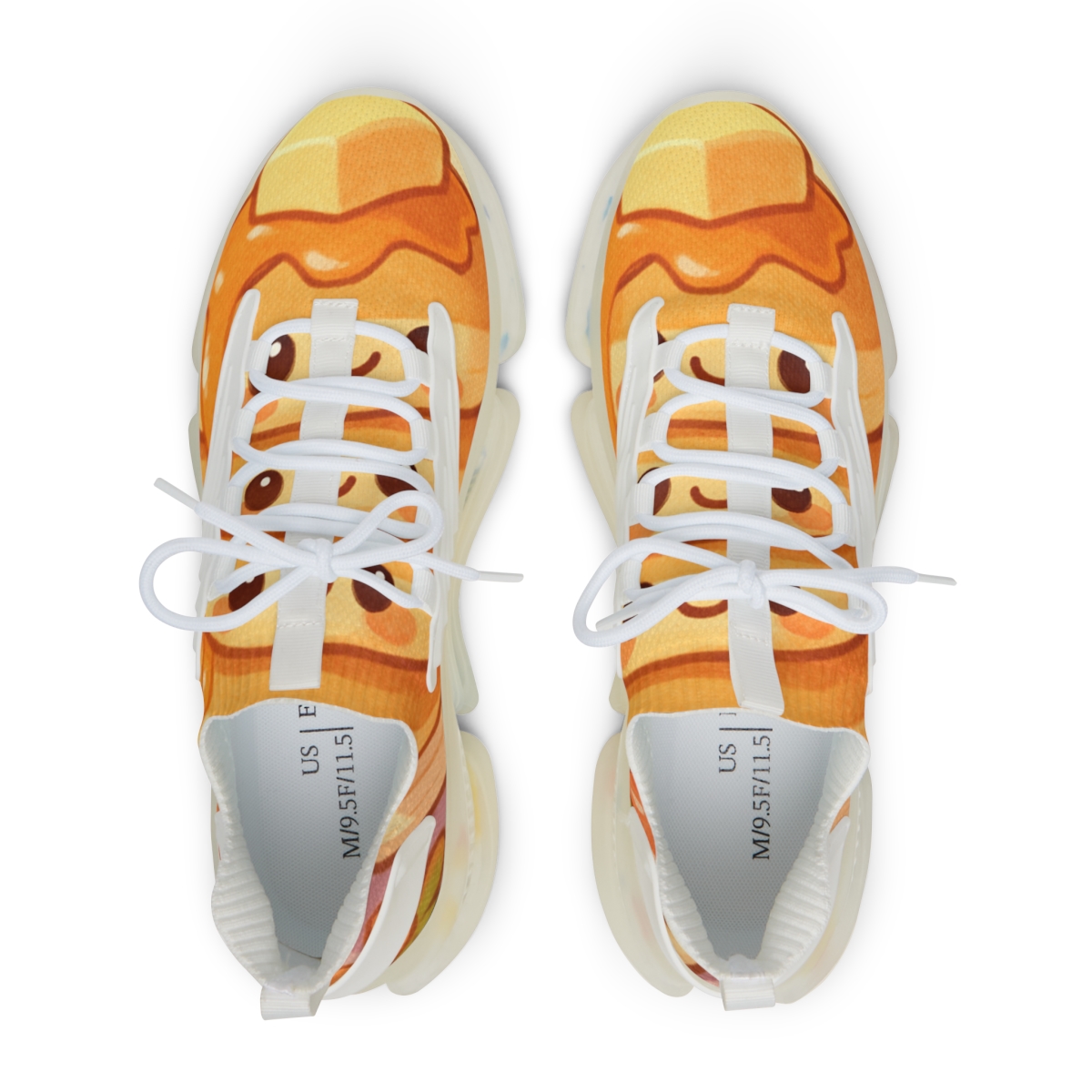 Peony Pancake Pals personalized athletic sneakers