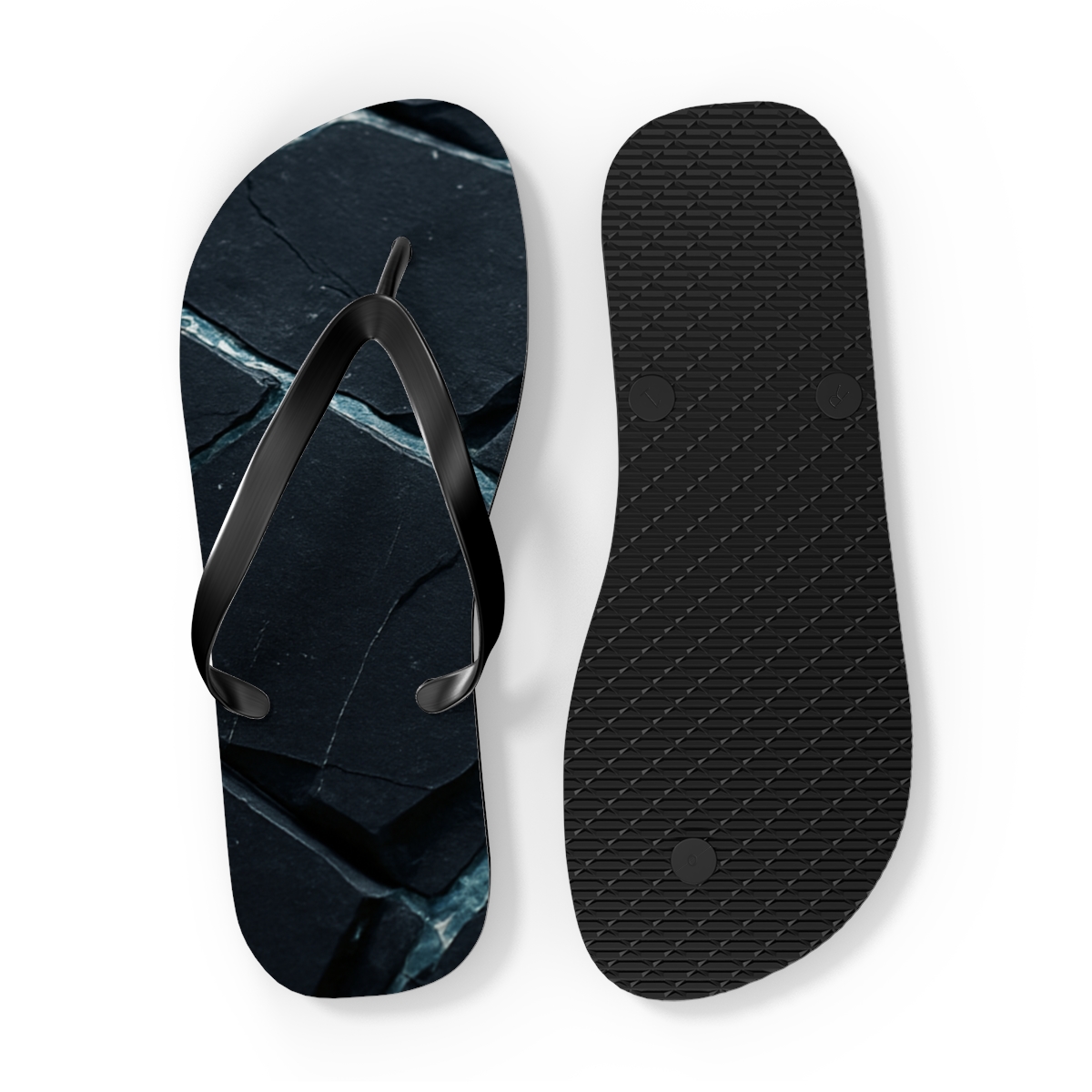 Basalt Vein Tessellation stylish summer flip flops