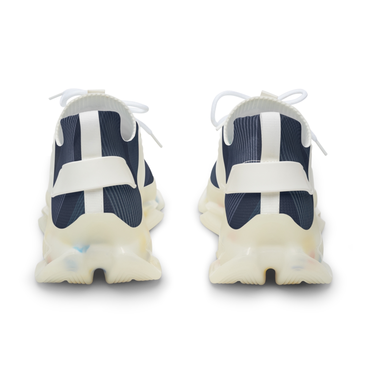 Moire Nebula Weave unique printed sneakers