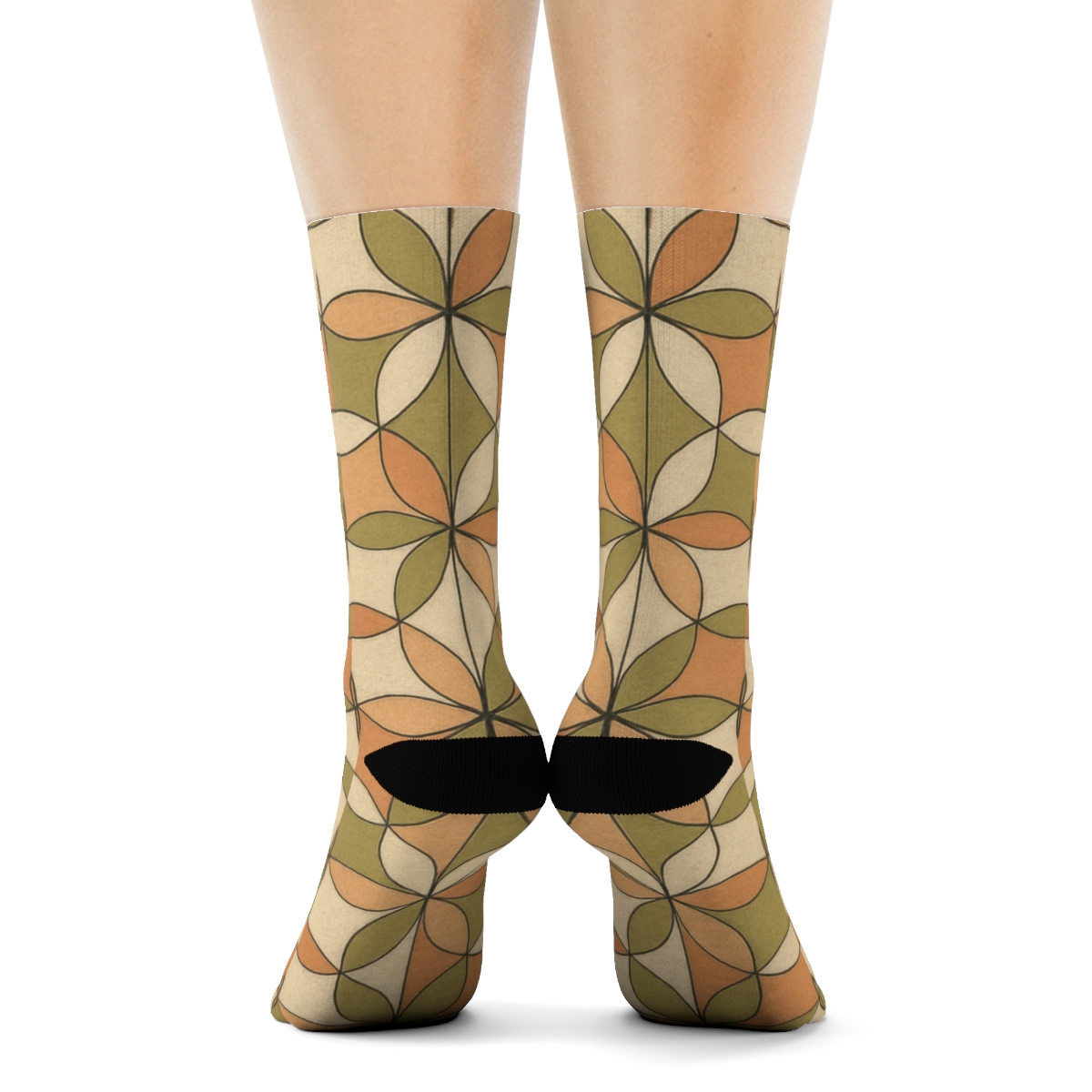 Hex Petal Tessellation Bloomfield personalized cozy socks