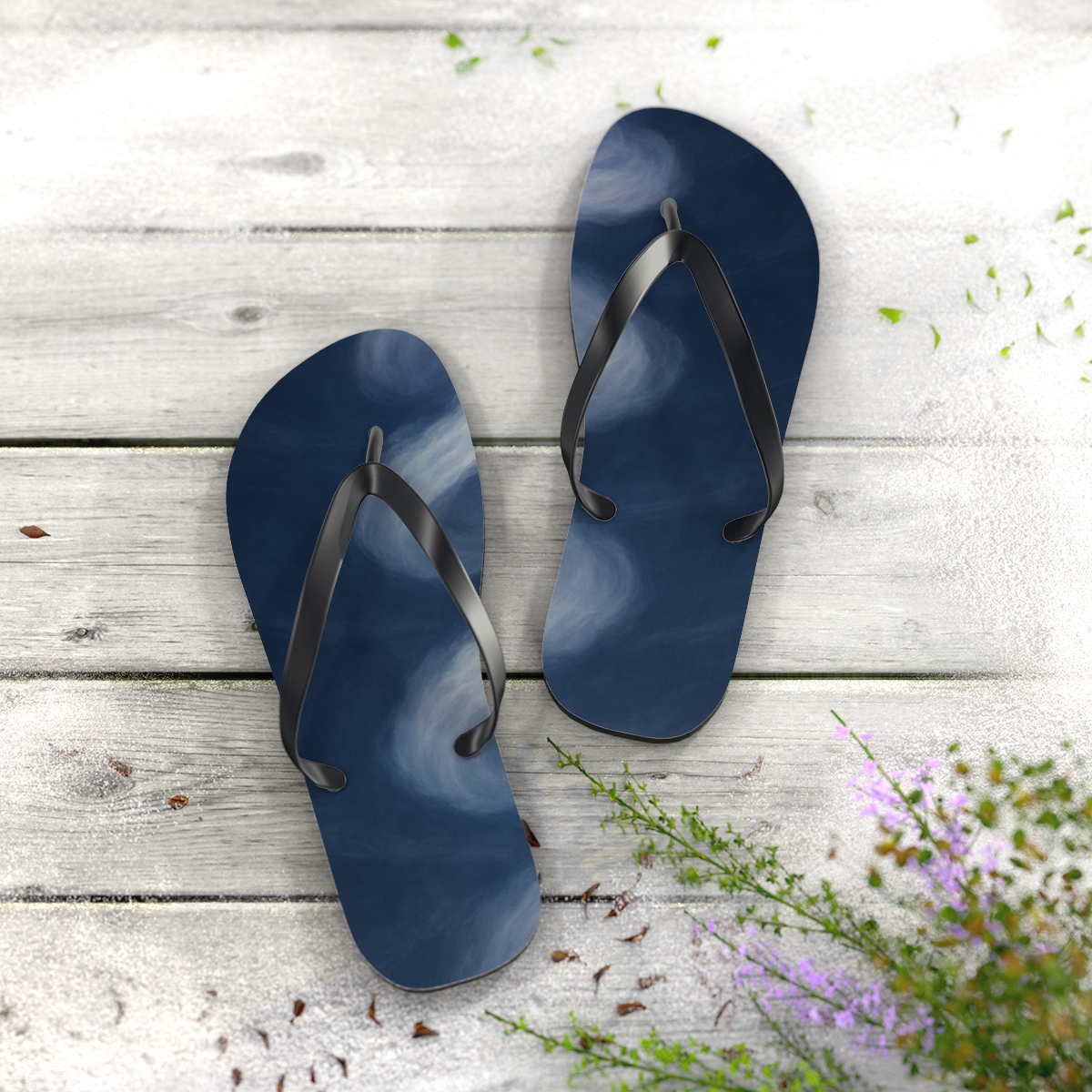 Vapor Line Helix custom flip flops