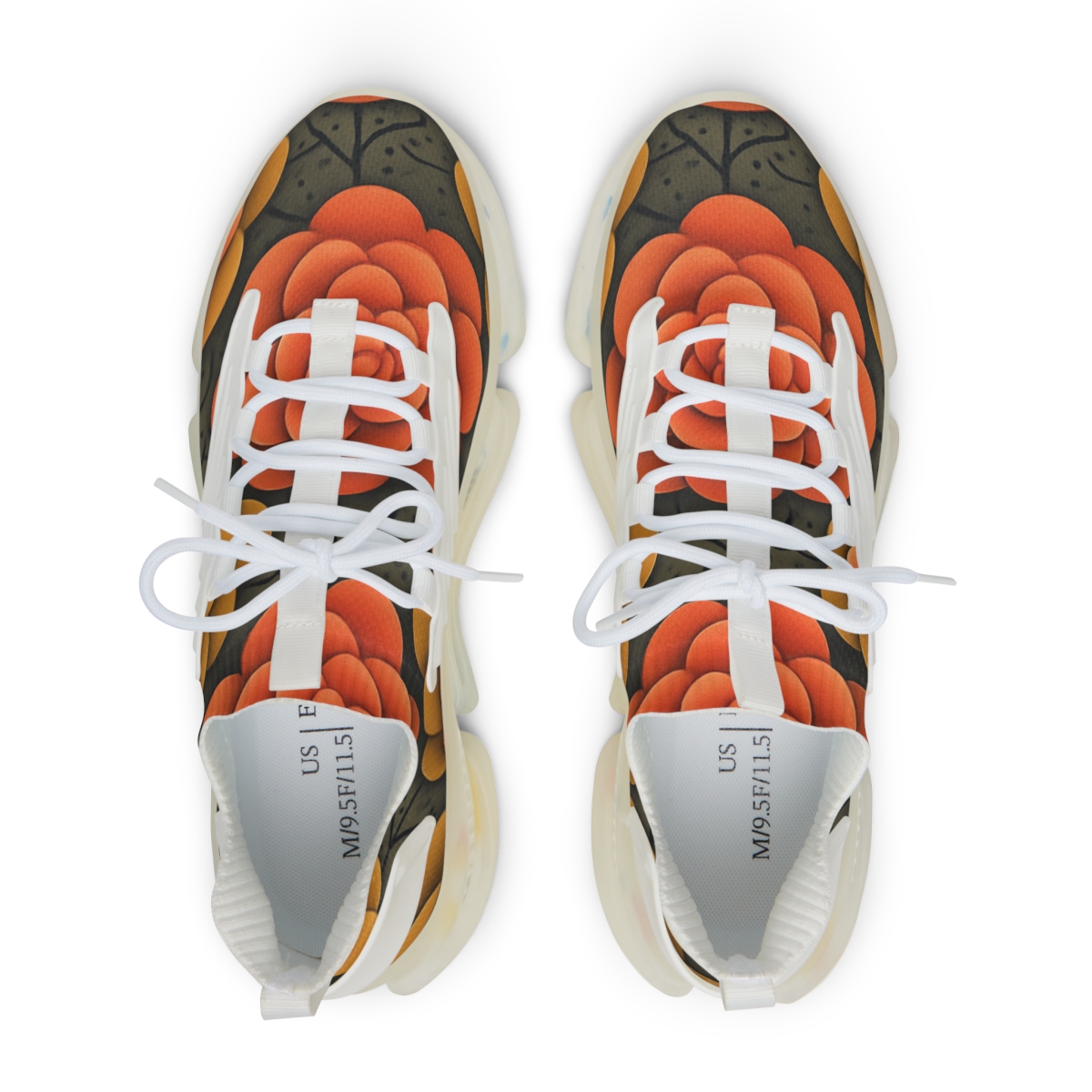 Peony Tessellation Circuit stylish casual sneakers