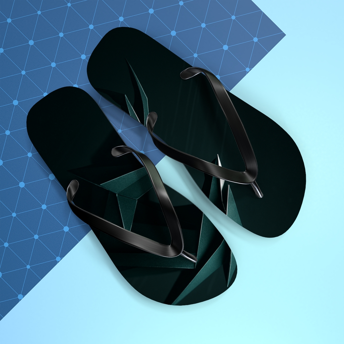 Mantis Fold Kinetics colorful rubber flip flops