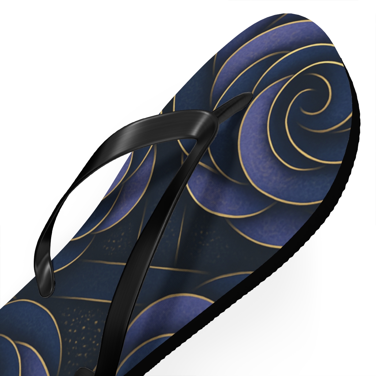 Camellia Fractal Braidwork comfortable casual flip flops