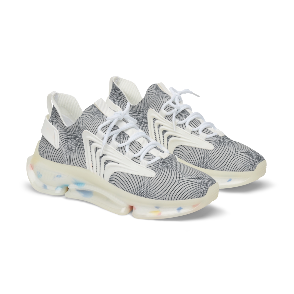 Moire Orbit Weave designer branded sneakers