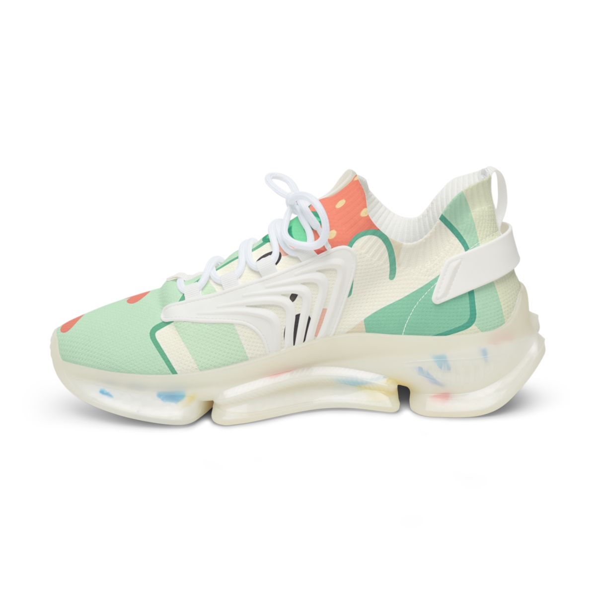 Mint Strawberry Milk Carton Buddies comfortable running sneakers