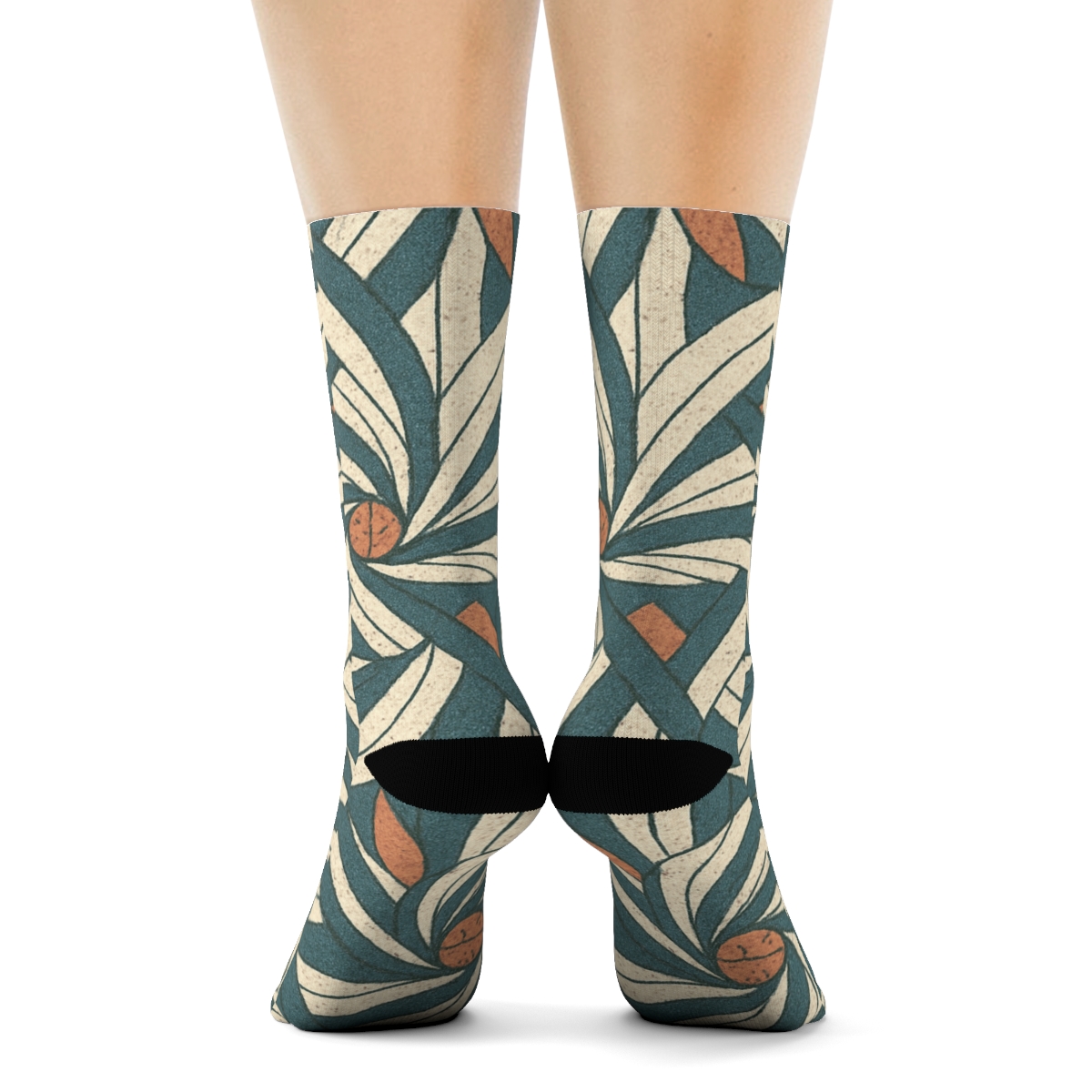 Ranunculus Stitch Weave warm winter socks