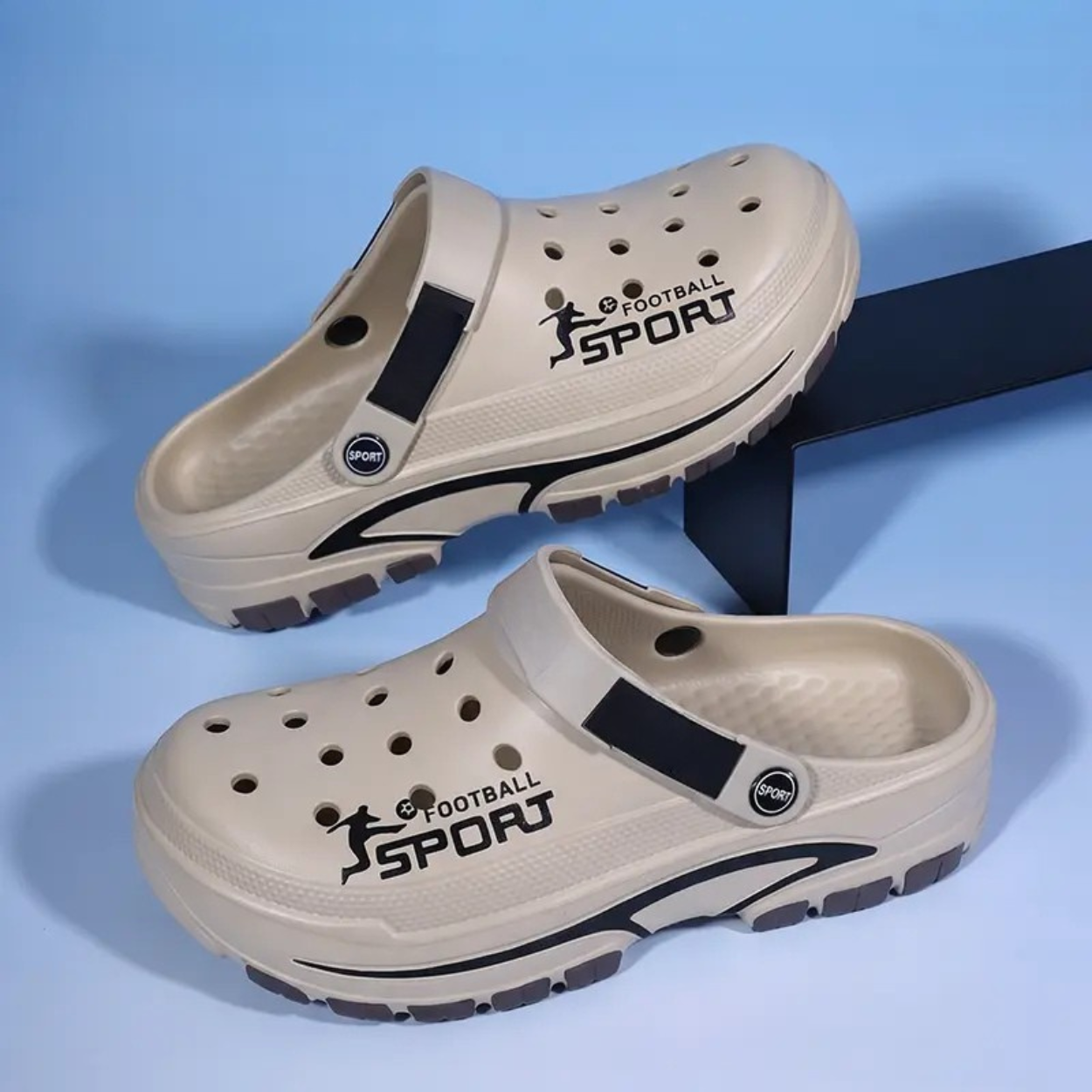 Adjustable Strap Clogs For Indoor And Outdoor Wear For Men