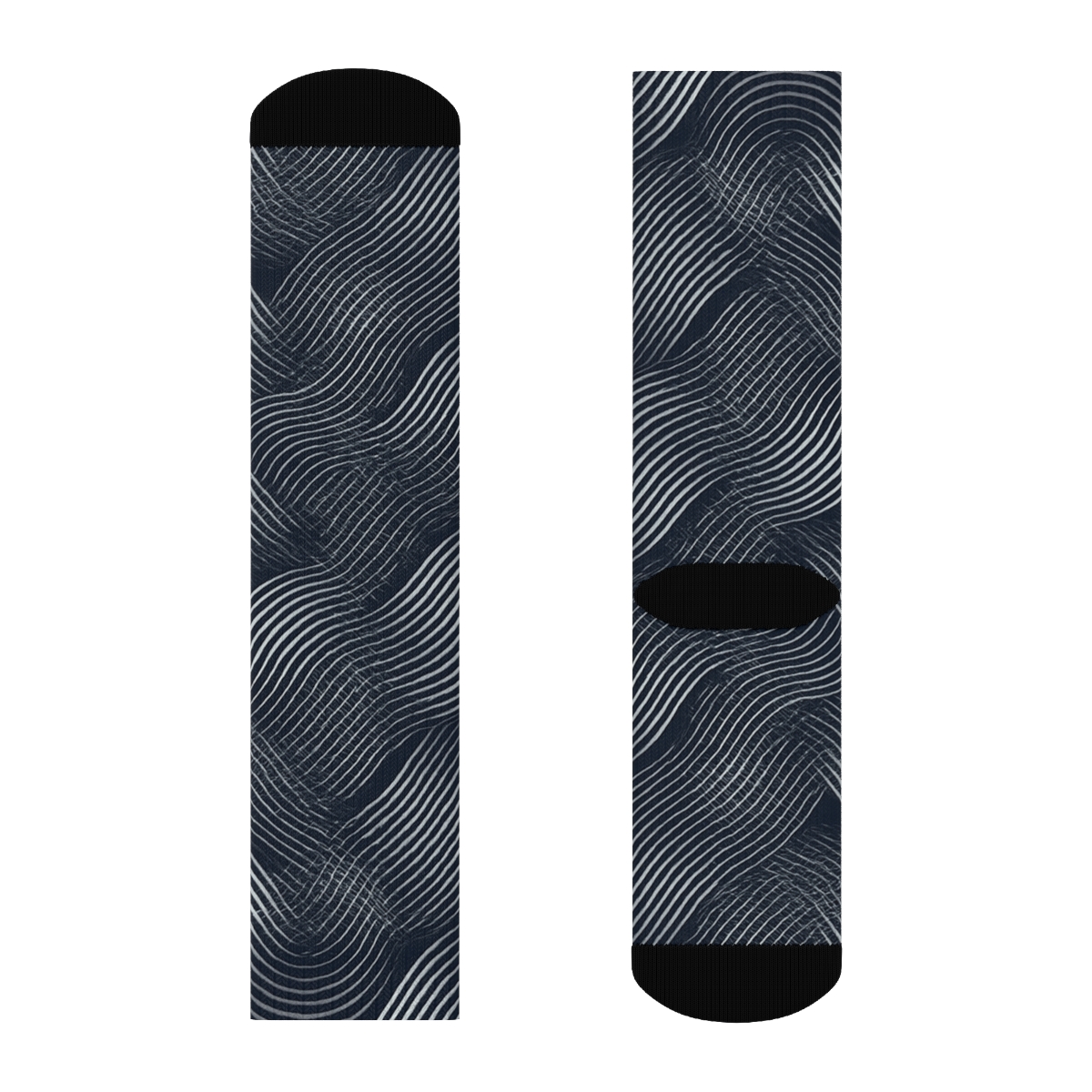 Moire Orbit Weave stylish patterned socks