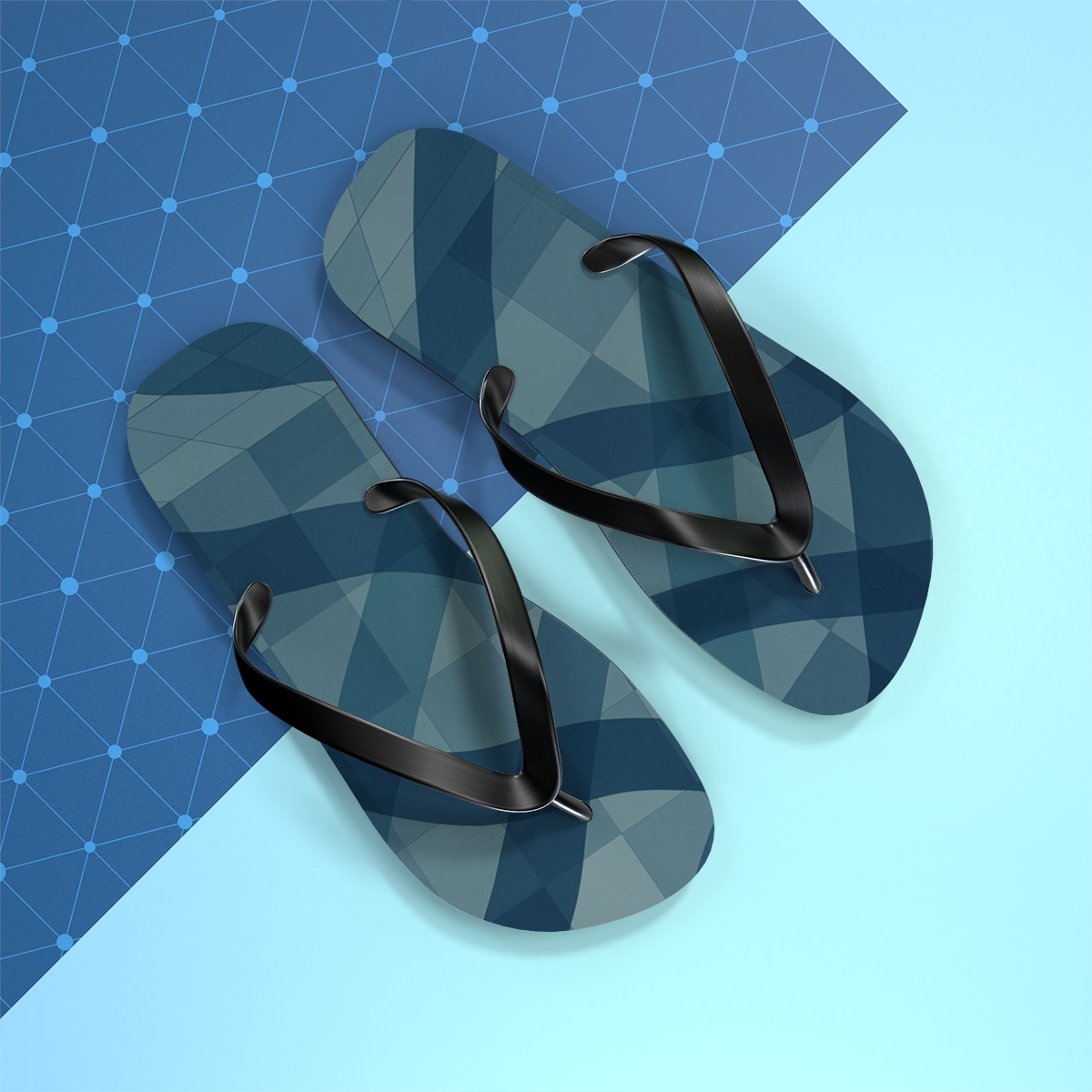 Ocean Weave Flip Flops