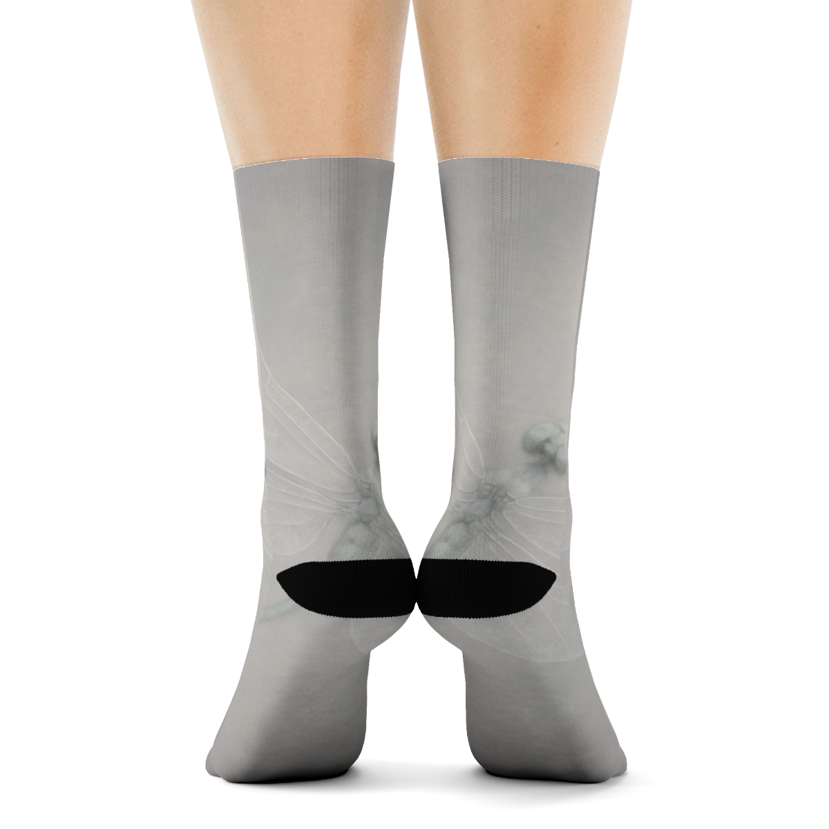 Glasswing Reverie Of The Dragonfly warm winter socks