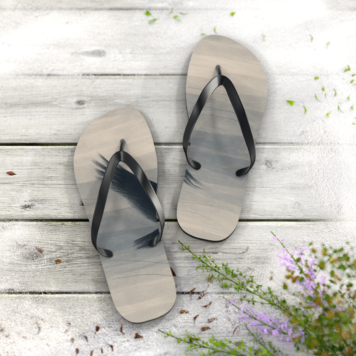 Silent Owl Drift comfortable casual flip flops