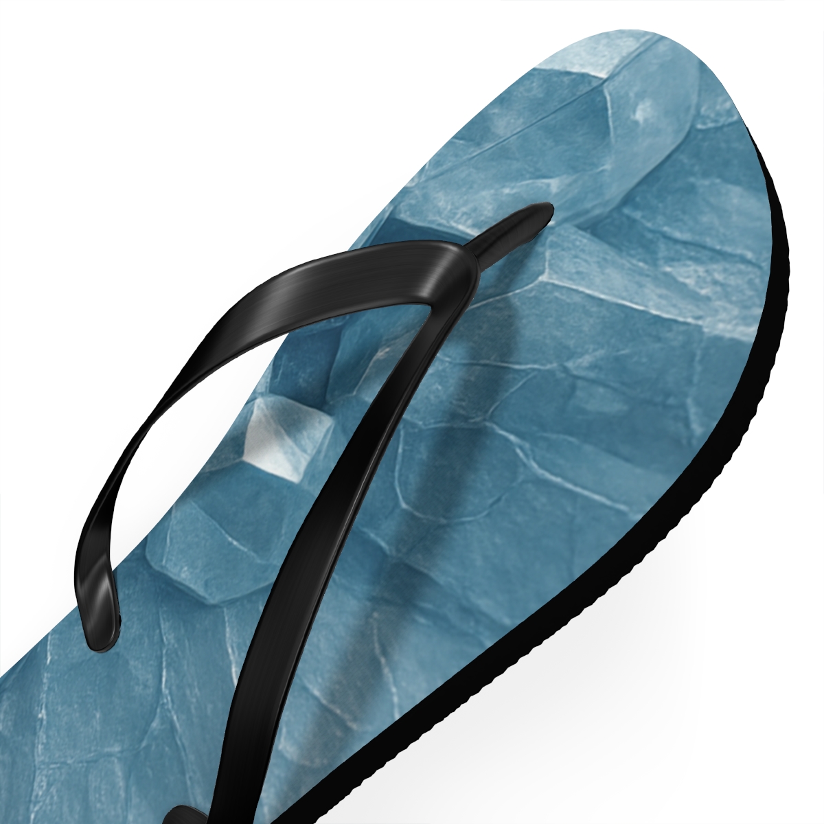 Frost Vein Prism Weave trendy printed flip flops