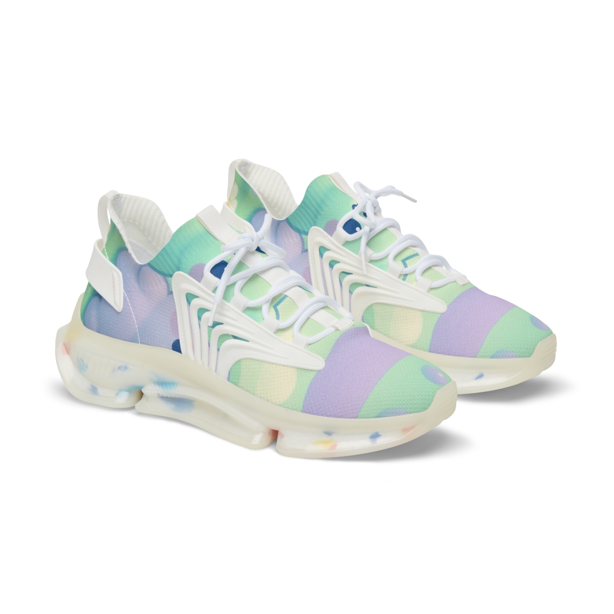 Bubble Bear Parade personalized athletic sneakers