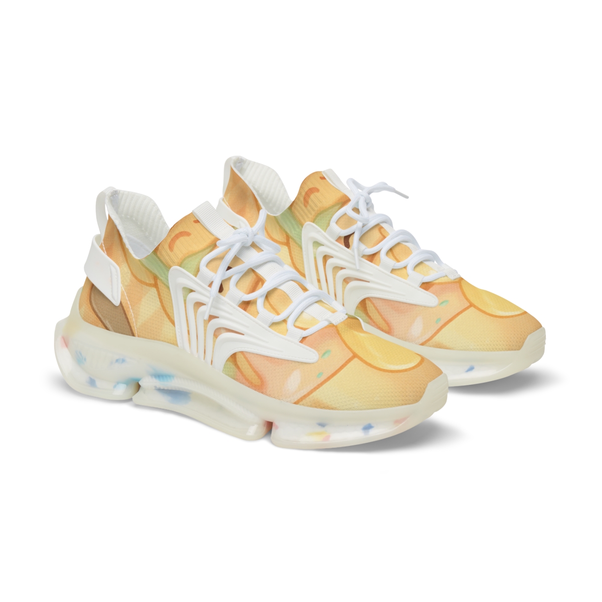 Peachy Pancake Pals designer branded sneakers
