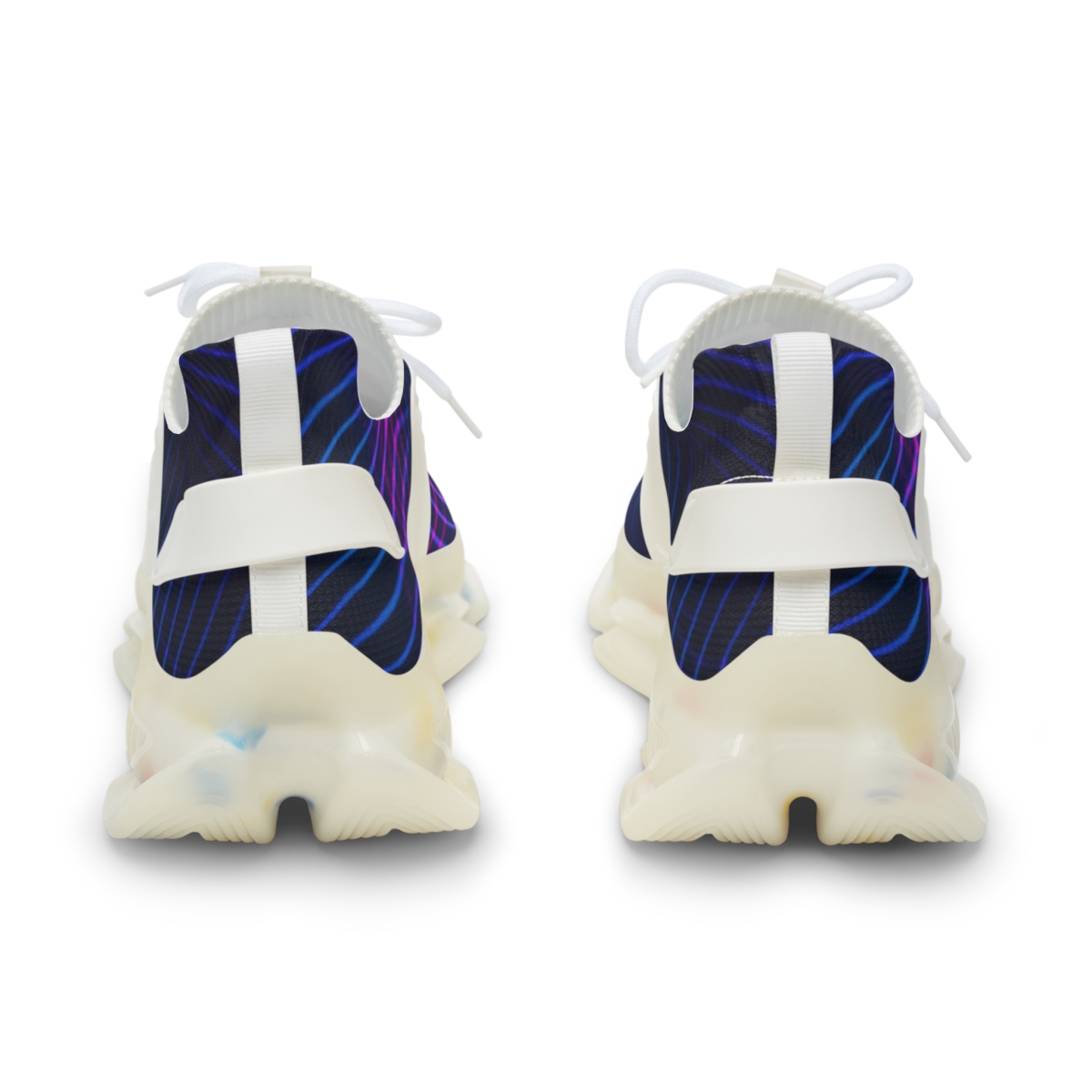 Moire Prism Overprint designer branded sneakers