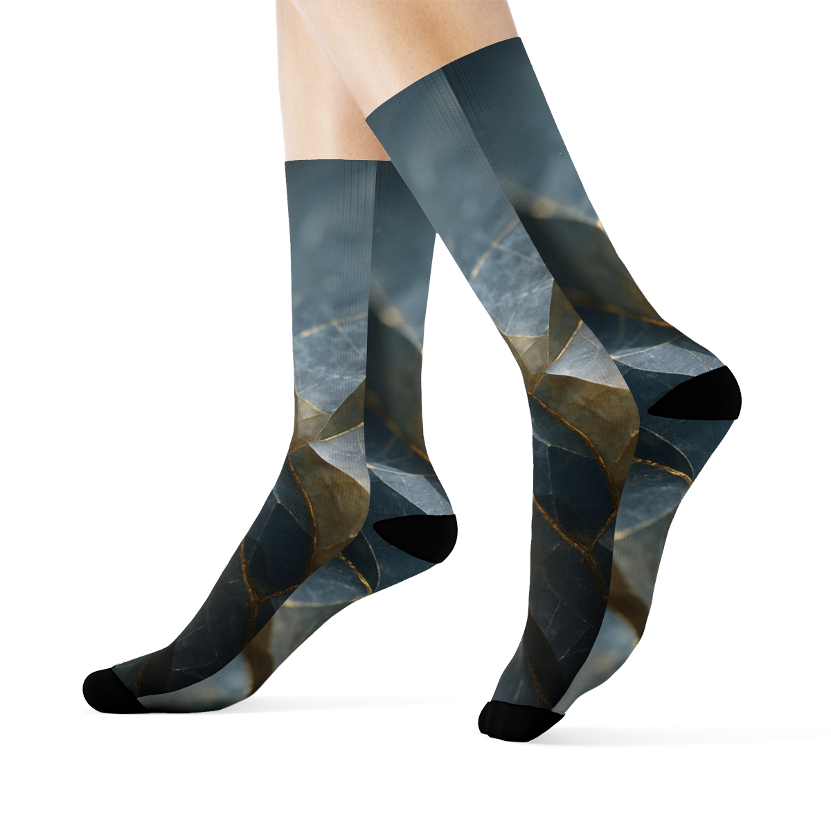 Mineral Facet Drift trendy colorful socks