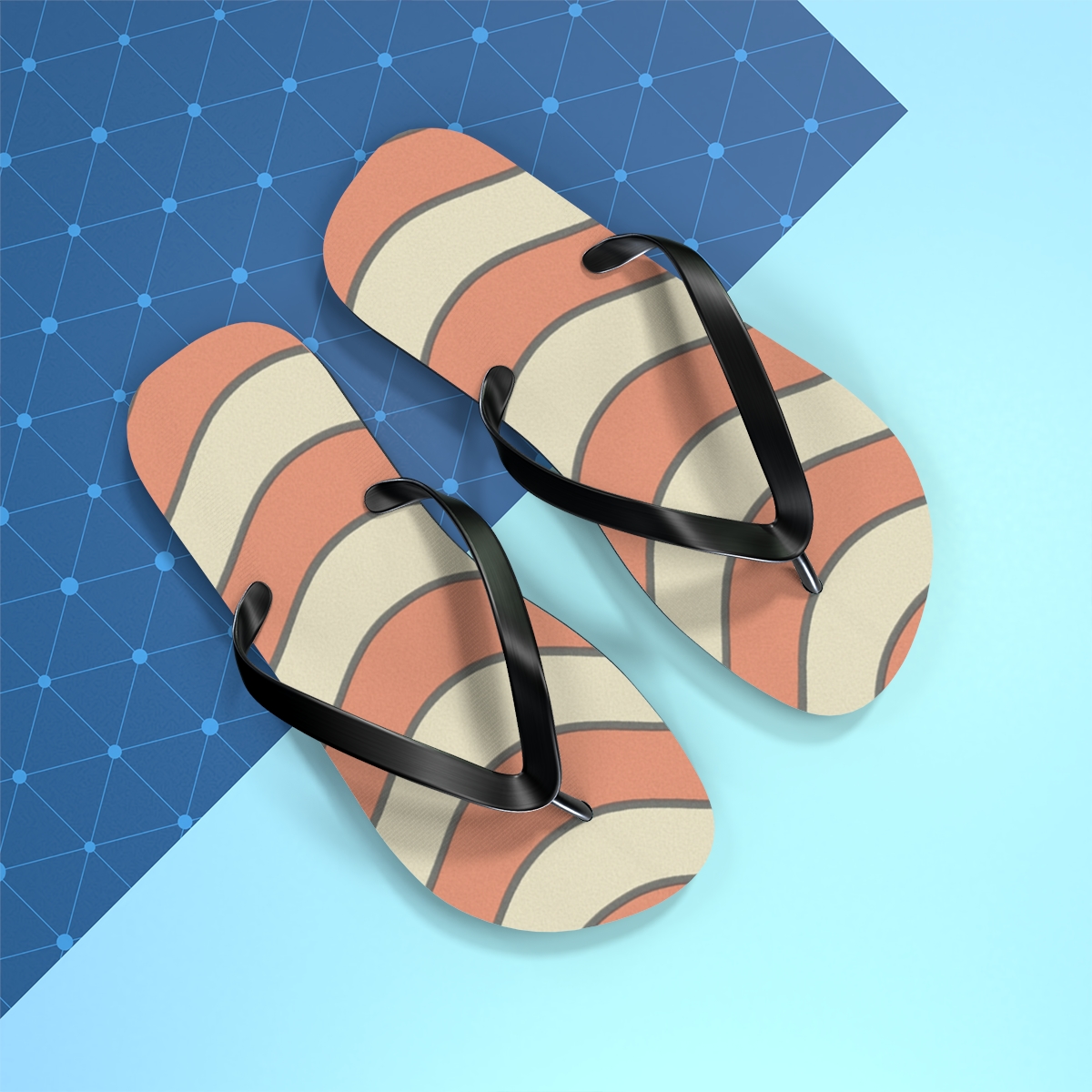 Coral Tide Harmony Flip Flops