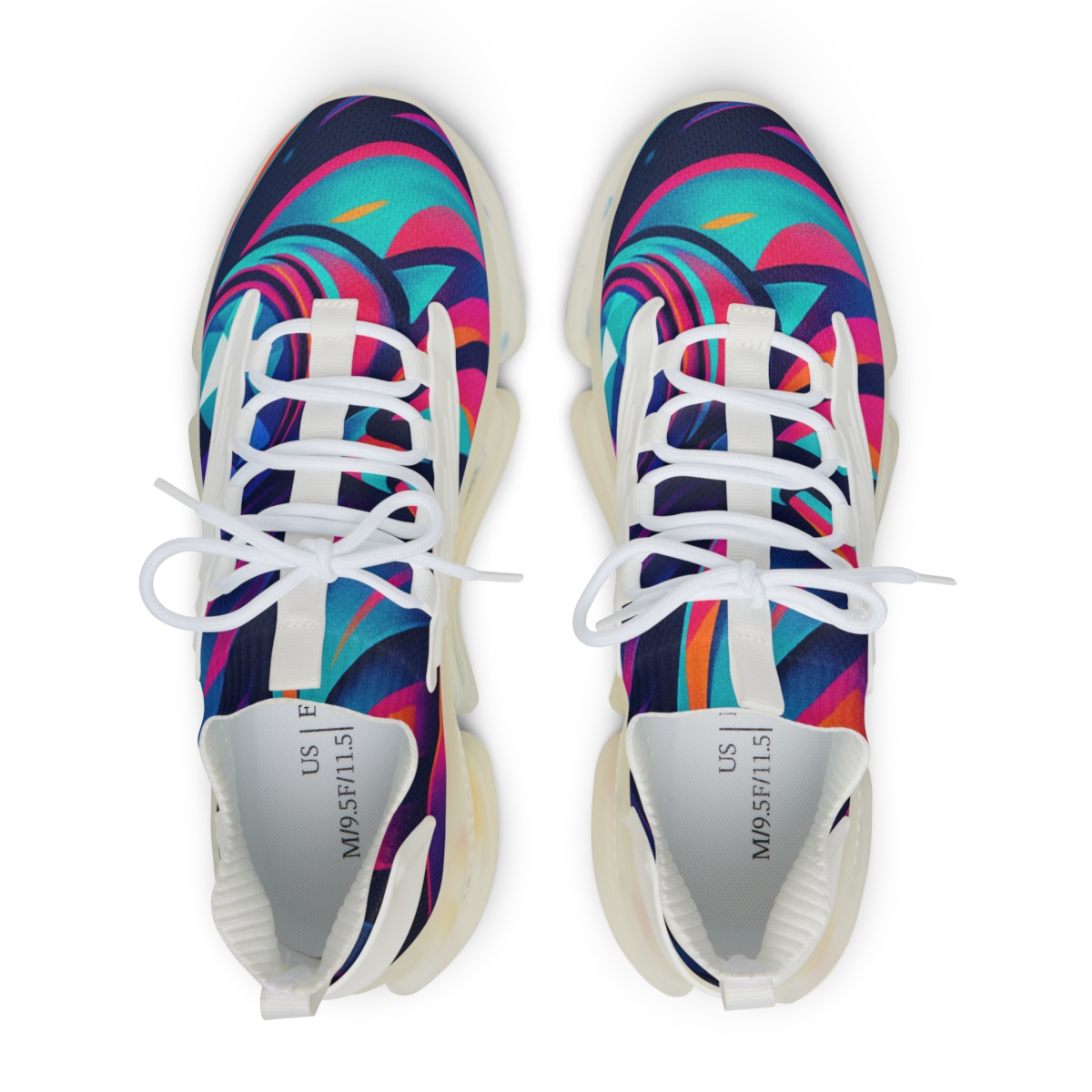 Mantis Shrimp Spectrum Burst custom sneakers