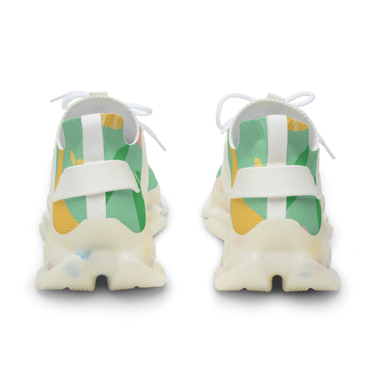 Spring Equinox Ribbon Egg Garden unique printed sneakers