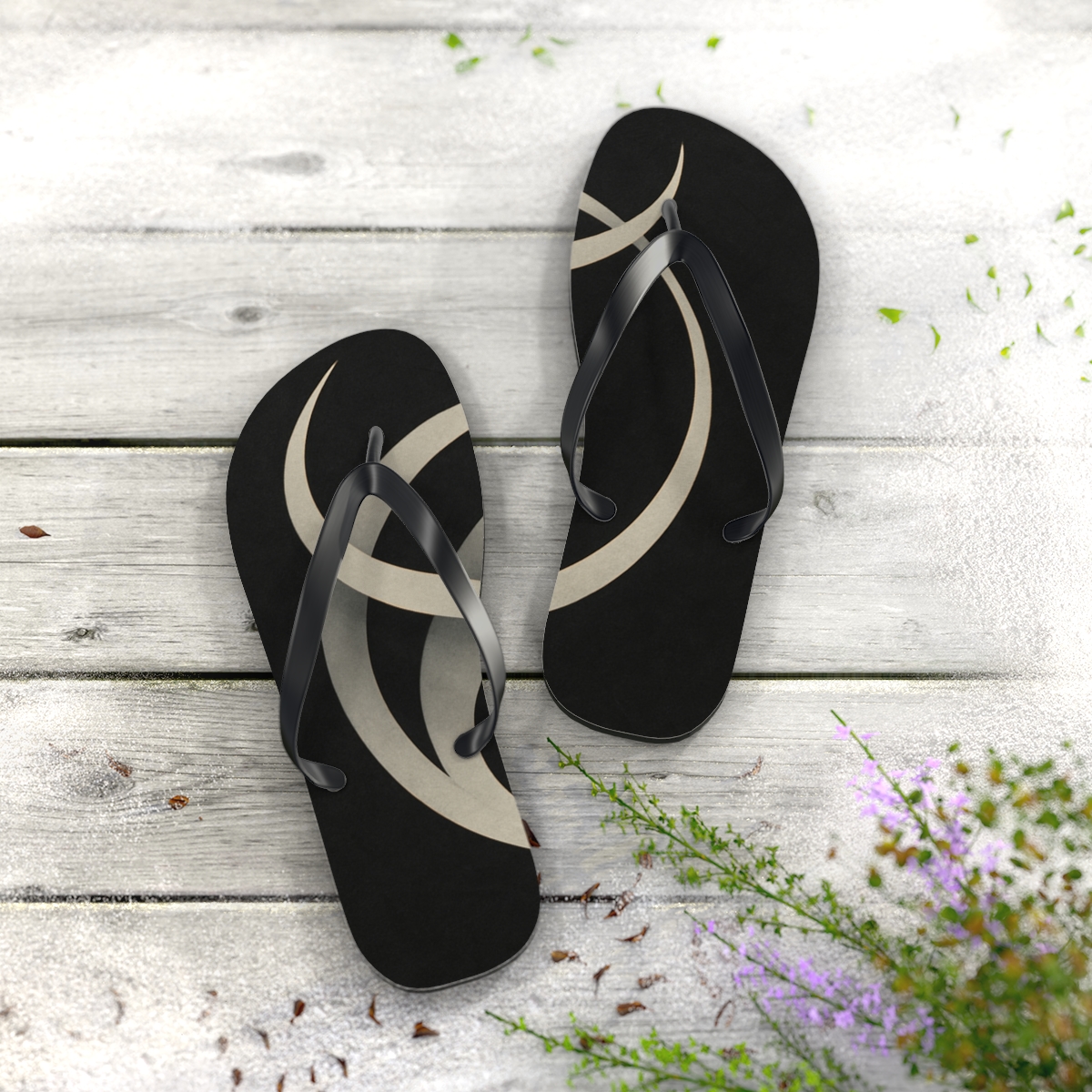 Horned Eclipse Of The Antelope stylish summer flip flops