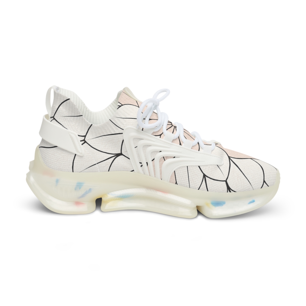 Camellia Kernel Rosette comfortable running sneakers