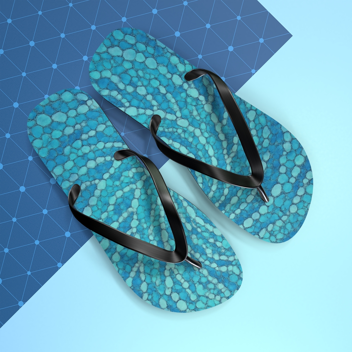 Vortex Pebble Lattice comfortable casual flip flops