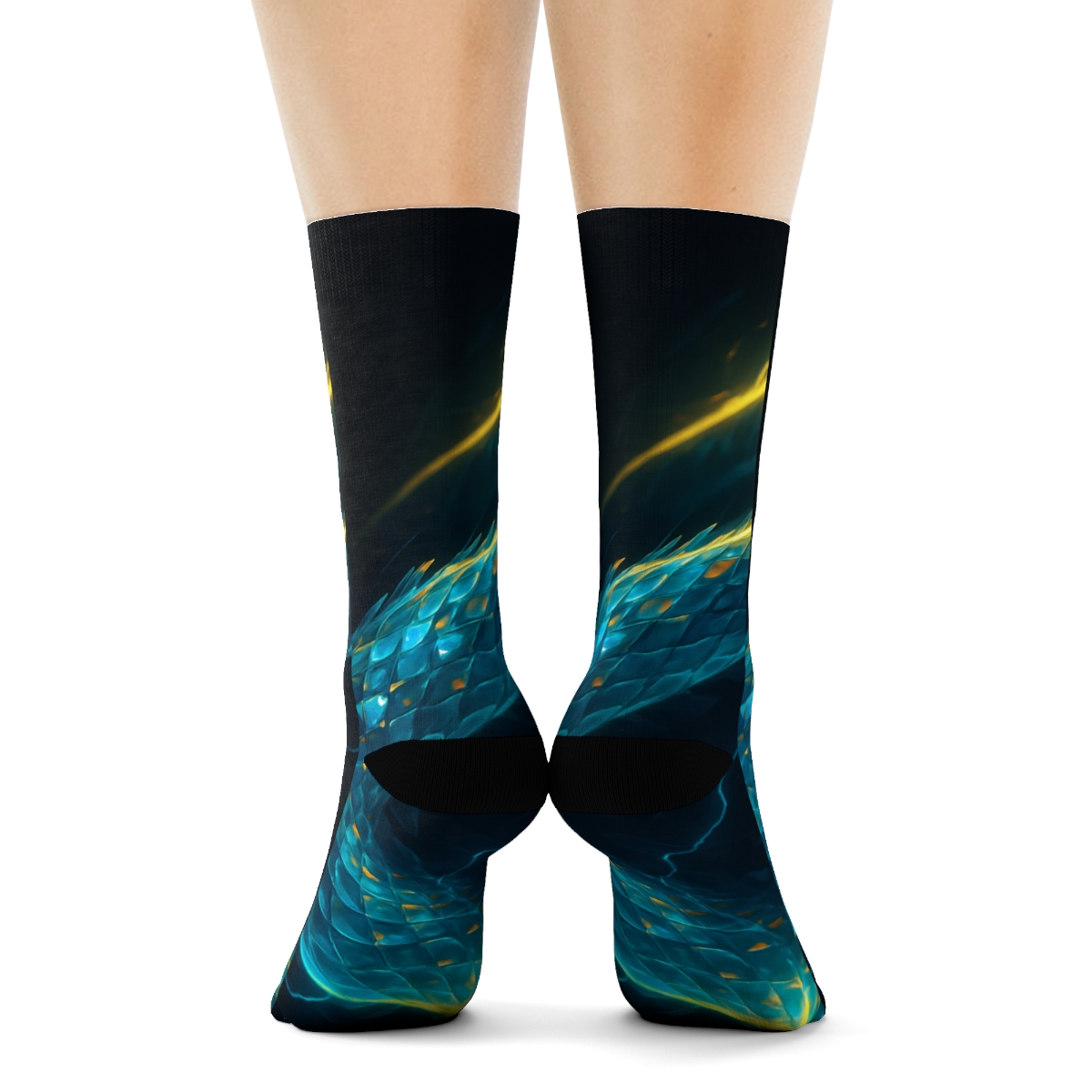 Prism Scales Of The Electric Eel designer logo socks