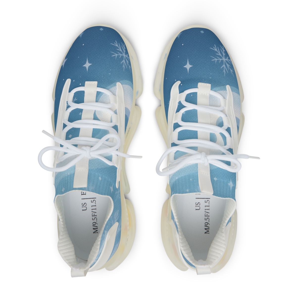 Winter Starlight Ribbon comfortable running sneakers