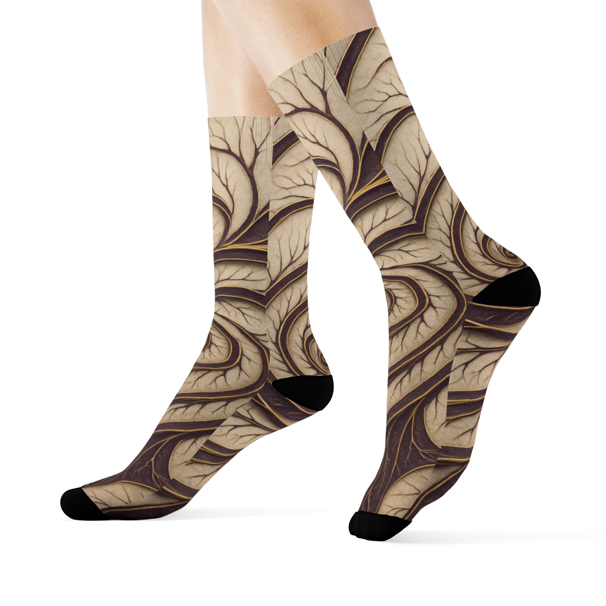 Orchid Vein Helix sports performance socks