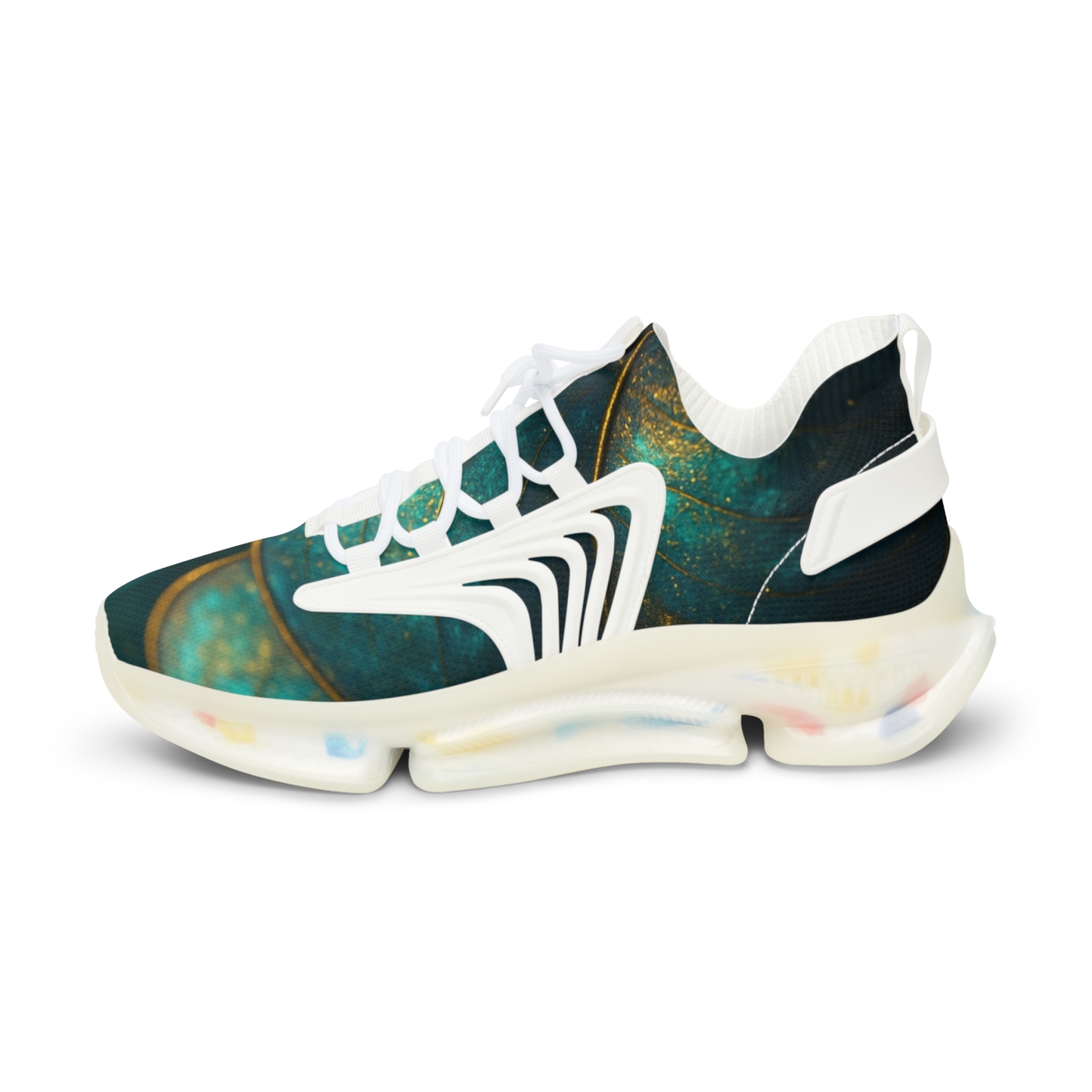Iridescent Beetle Mosaic premium sport sneakers