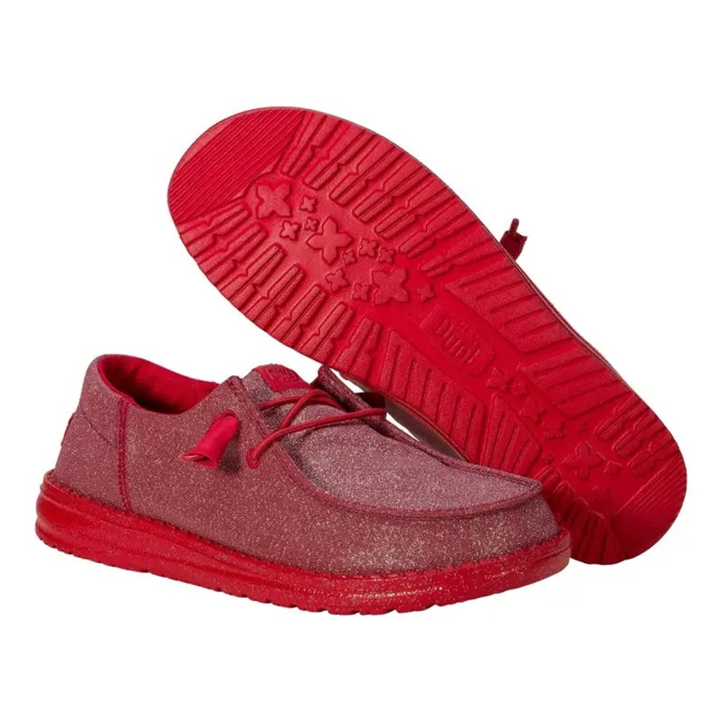 Comfortable Casual Slip On Shoes With Lace Detail For Women