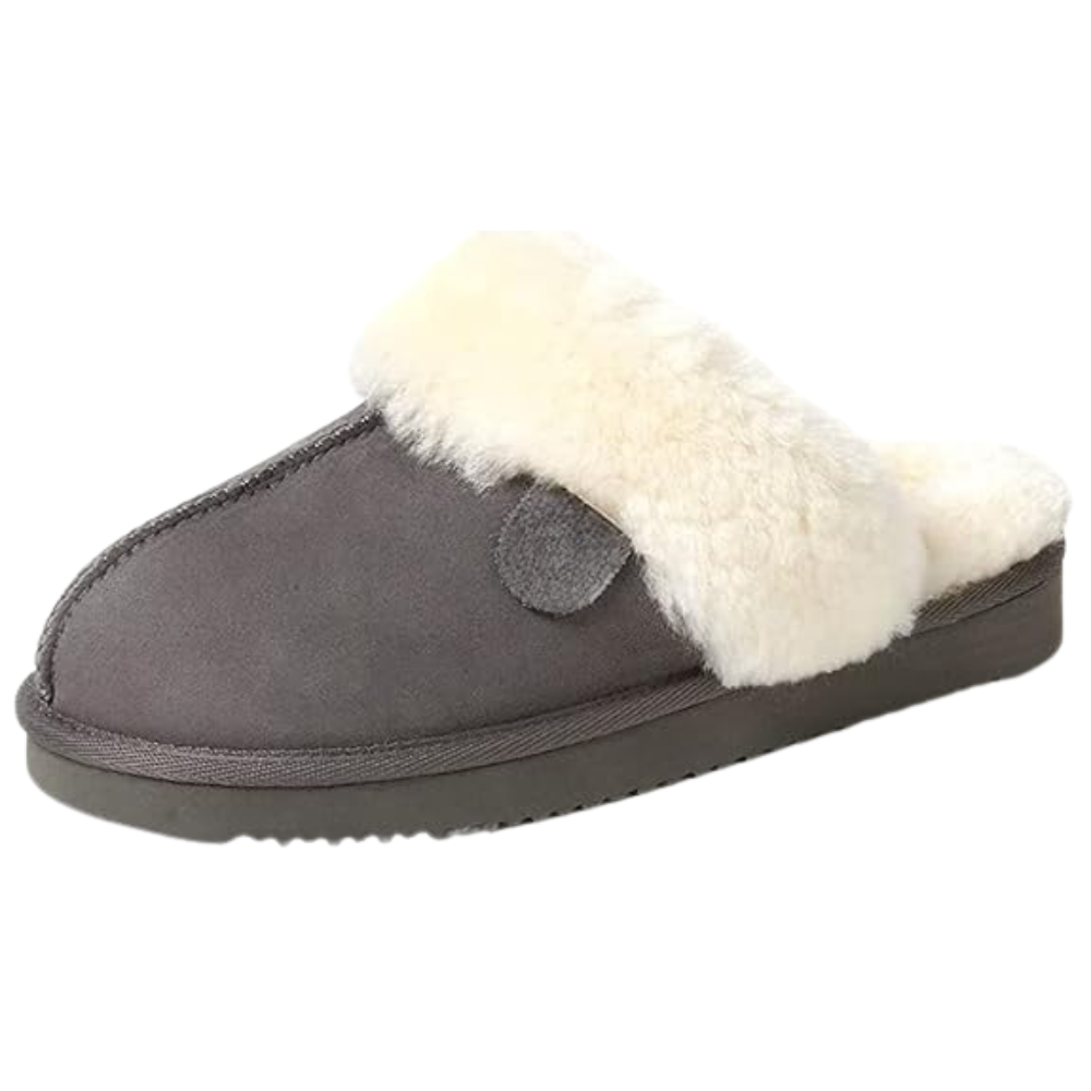 Fireside Shearling Fur Scuff Slippers