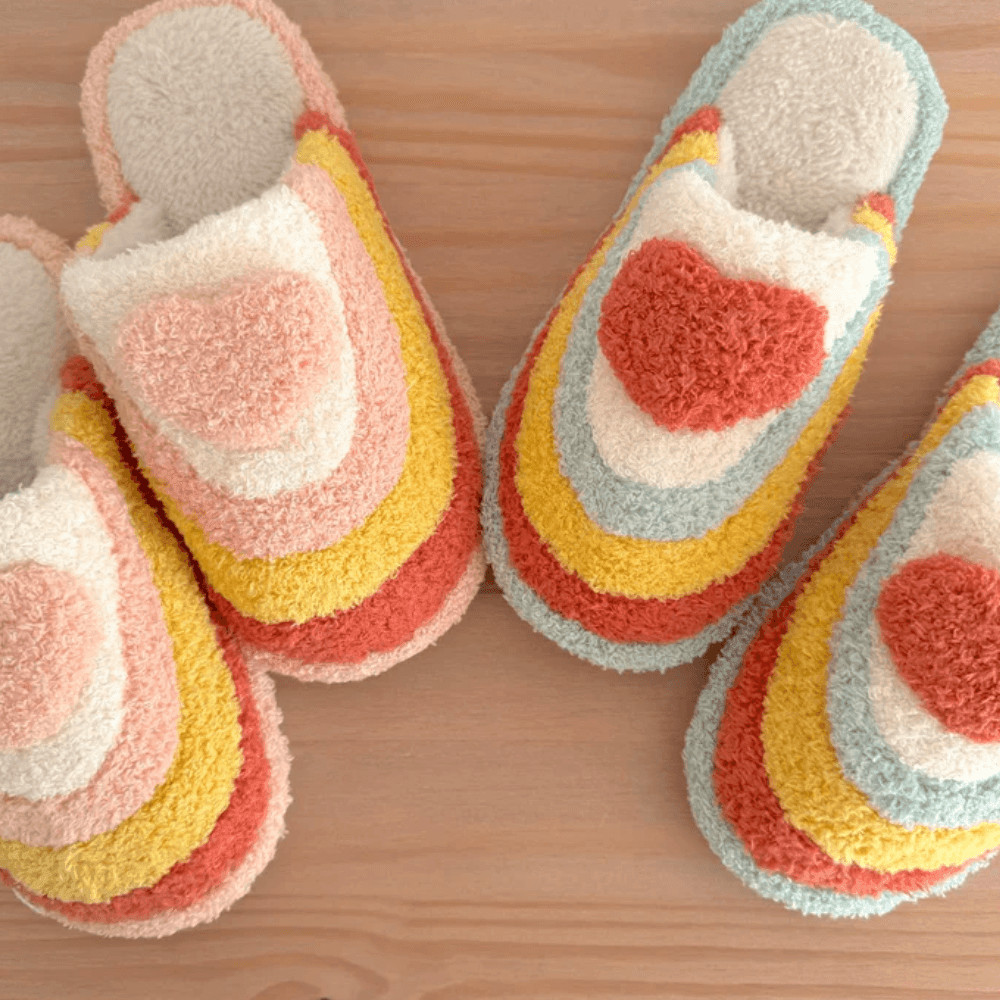 Non Slip Rainbow Slippers