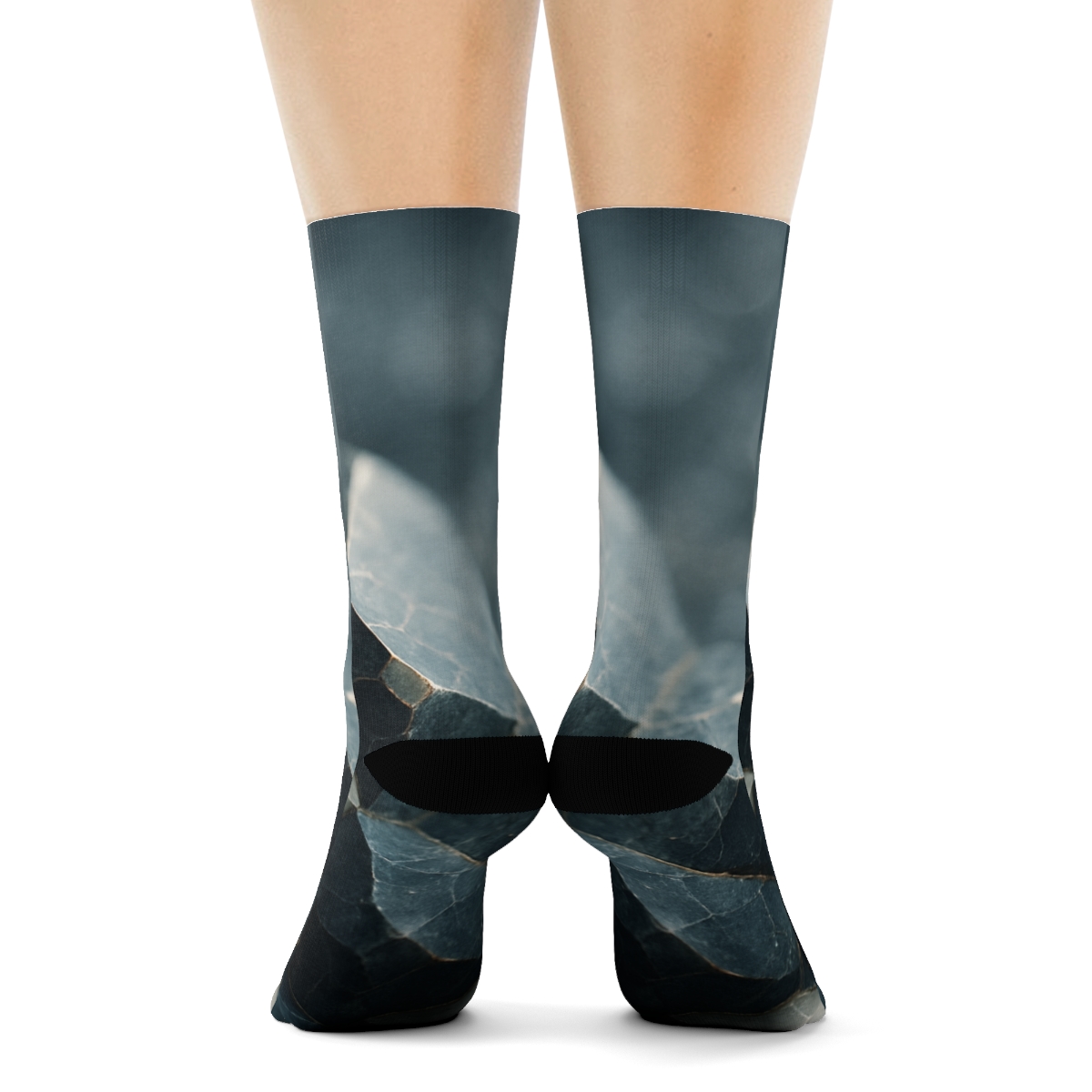 Mineral Facet Drift personalized cozy socks