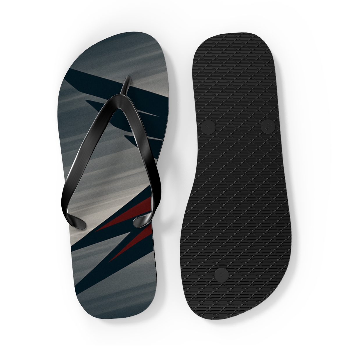 Precision Dive Of The Falcon colorful rubber flip flops