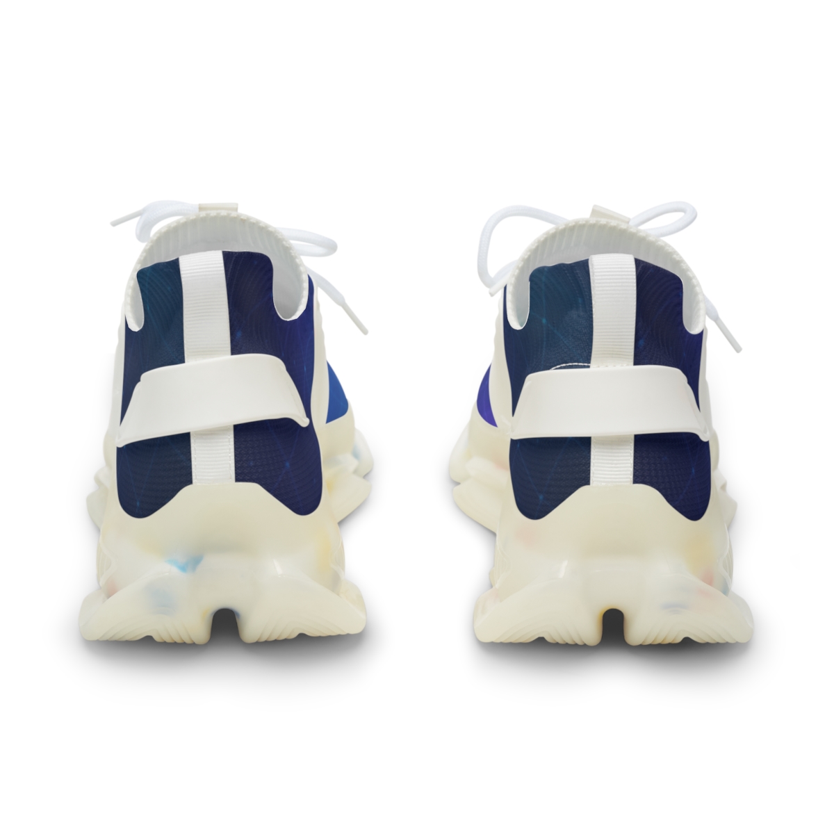 Nebula Grid Moire comfortable running sneakers