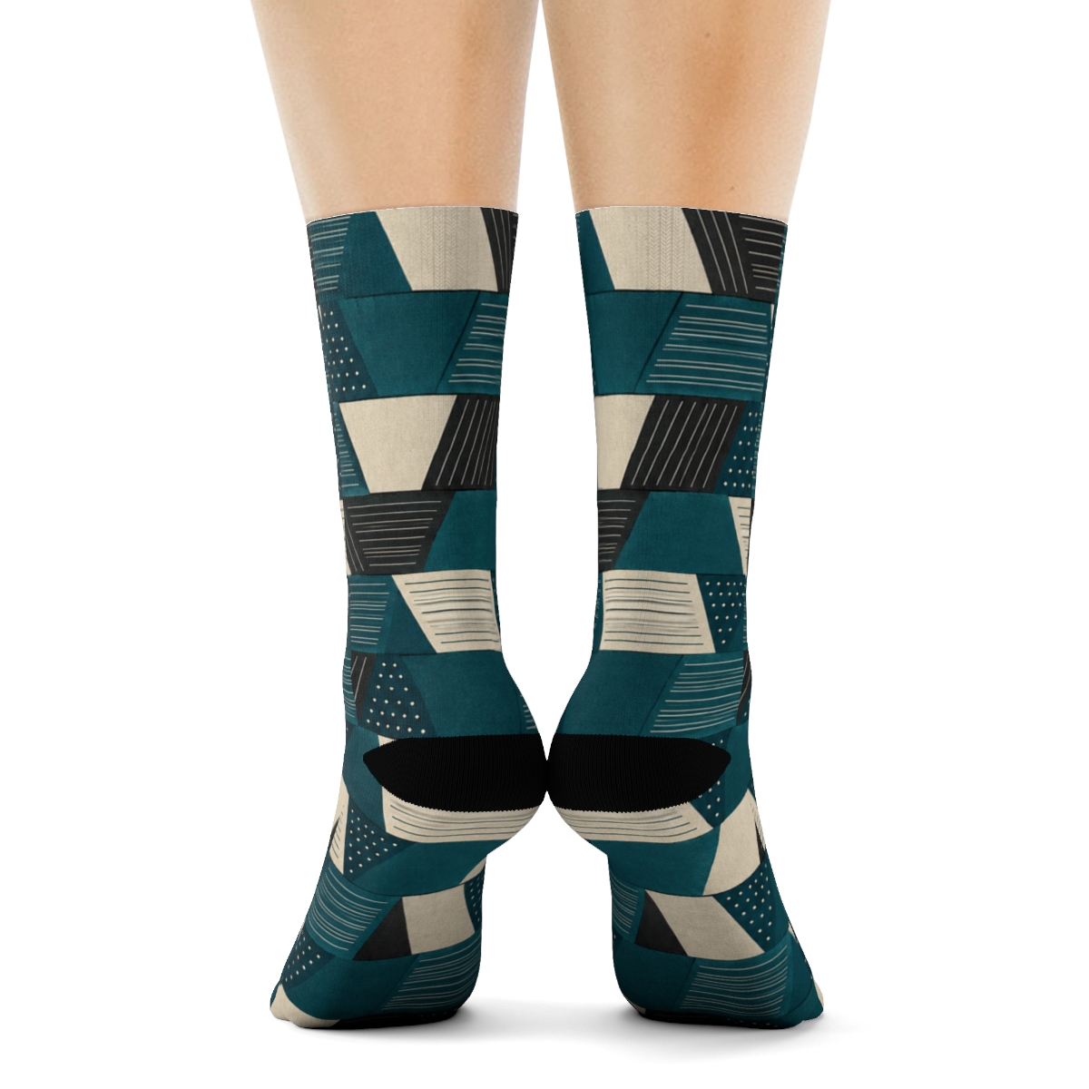 Interlocking Trapezoid Current sports performance socks [AI-2503a0db-23cb8130ab7e]