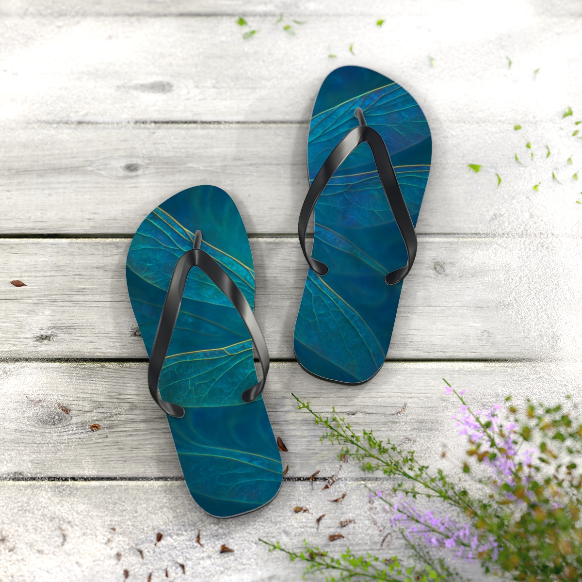 Dragonfly Whisper Flip Flops