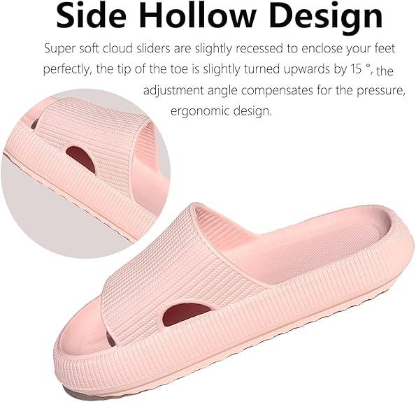 Cushioned Slippers - Perfect for Indoor and Outdoor Use - Cloud Cushion Slides