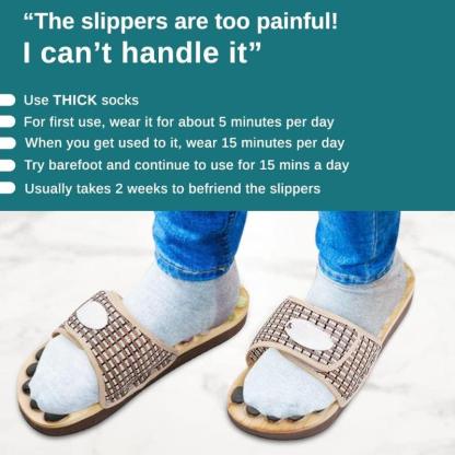 Velcro Massaging Slippers – Customizable Fit for Adjustable Foot - Cloud Cushion Slides