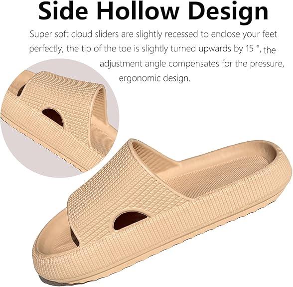 Cushioned Slippers - Perfect for Indoor and Outdoor Use - Cloud Cushion Slides