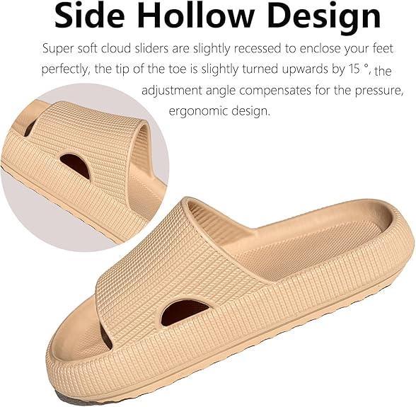 Cushioned Slippers - Perfect for Indoor and Outdoor Use - Cloud Cushion Slides